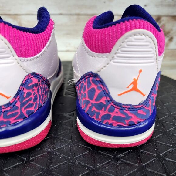 Jordan Kids Sneakers Pink and Blue - Picture 6 of 10